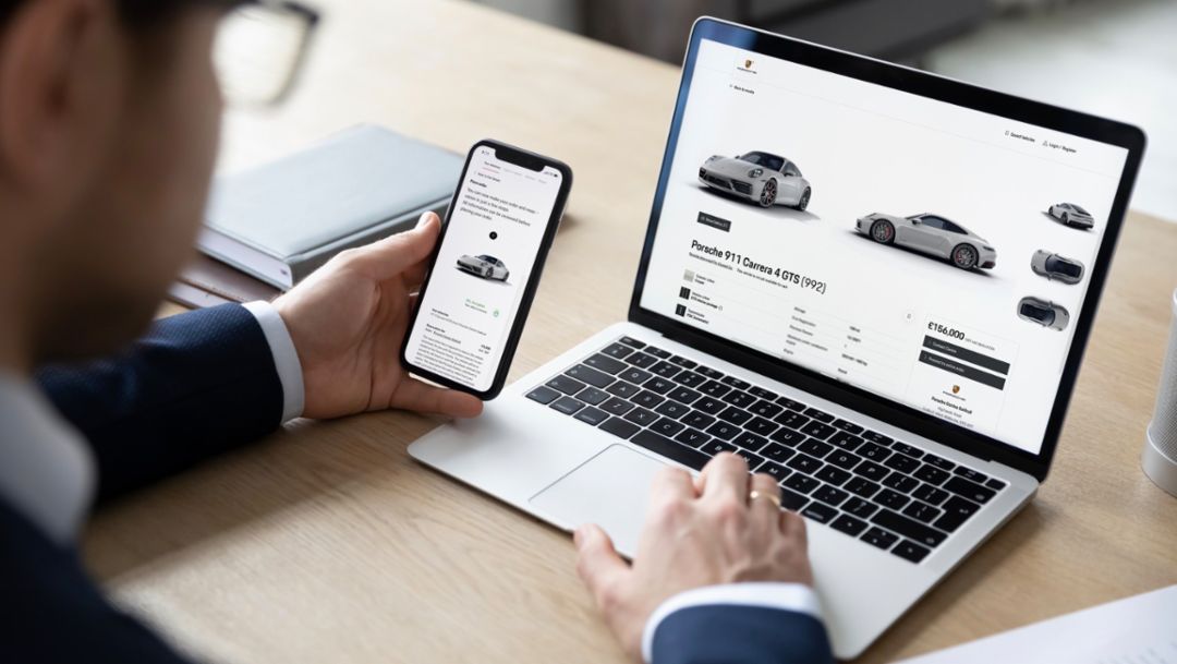 Porsche further expands online vehicle sales